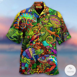 Lizard Unisex Hawaiian Shirt, Hawaiian Shirt Gift, Christmas Gift