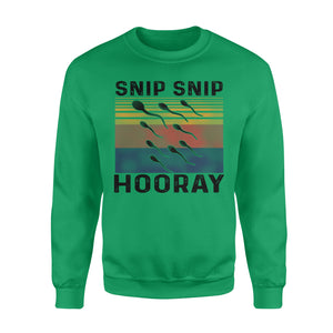 Snip snip hooray - funny sweatshirt gifts christmas ugly sweater for men and women