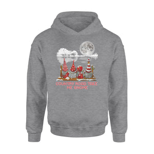 Country road take me Gnome - funny guitar tree hoddgifts christmas ugly hoodie for men and women