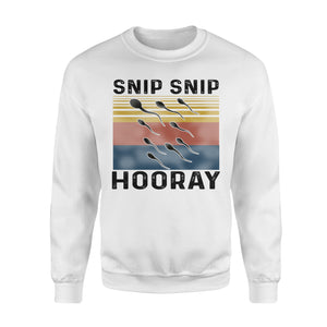 Snip snip hooray - funny sweatshirt gifts christmas ugly sweater for men and women