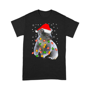 Koala With Christmas Lights Matching Family Gift   Tee Shirt Gift For Christmas