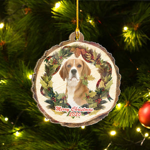 Xmas Beagle Ornaments Set, Merry Woofmas Ornaments Set, Funny Christmas Ornaments Family Gift Idea For Dog Lover