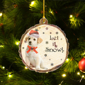 Christmas Dog Ornaments Set, Merry Woofmas Ornaments Set, Funny Christmas Ornaments Family Gift Idea For Labrador Lover