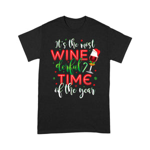 It's The Most Winederful Time Of The Year Funny Christmas  Tee Shirt Gift For Christmas