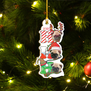 Merry Pugmas Ornaments Set, Merry Woofmas Ornaments, Funny Christmas Ornaments Family Gift Idea For Pug Lover