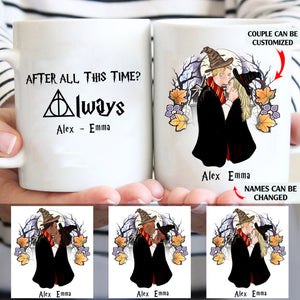 After all this time custom couple christmas mugs