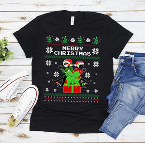 Merry Christmas Funny T-shirt, Funny Christmas Family Gift Idea