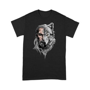 Viking T-shirt, Viking Warrior T-shirt - Viking Wolf T-shirt, Family Gift Idea For Men