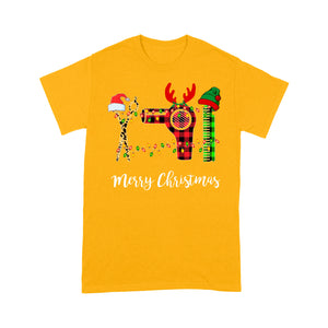 Merry Christmas Hairstylist Gift Funny Xmas Shirt  Tee Shirt Gift For Christmas