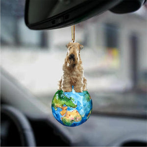 Soft Coated Wheaten-Around My Dog-Two Sided Ornament - Best gifts your whole family